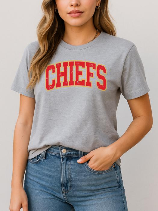 Chiefs Graphic Tee, Sports Tee, Football Tee