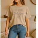  Life Happens Dirty Soda Helps Graphic Tee, Comfort Color Tee