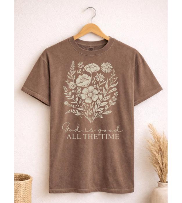 God Is Good Graphic Tee, Christian Tee, Comfort Color Tee