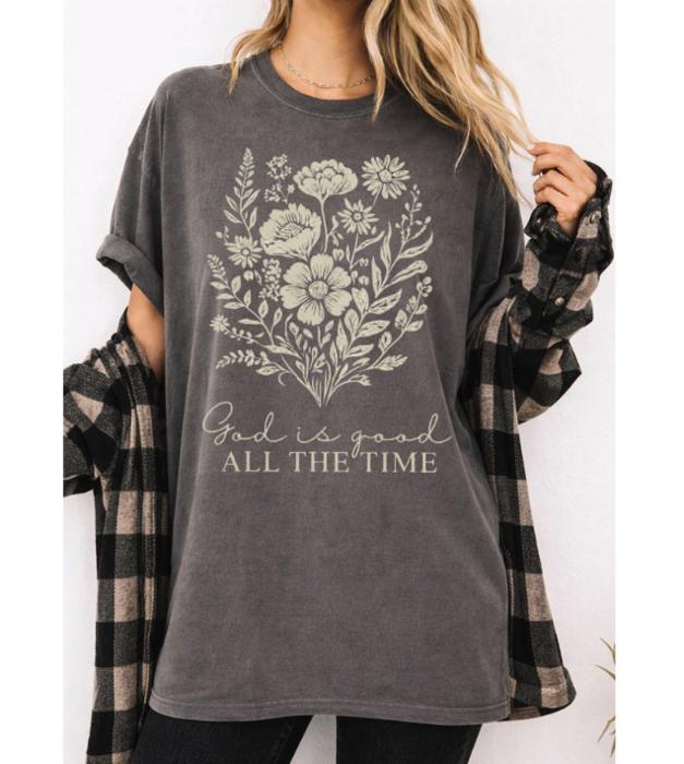 God Is Good Graphic Tee, Christian Tee, Comfort Color Tee