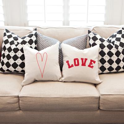 Valentine Throw Pillow Covers