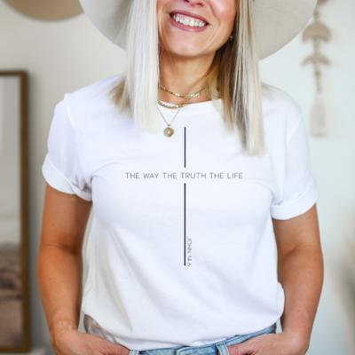 The Way The Truth The Life Graphic Tee, Unisex Tee