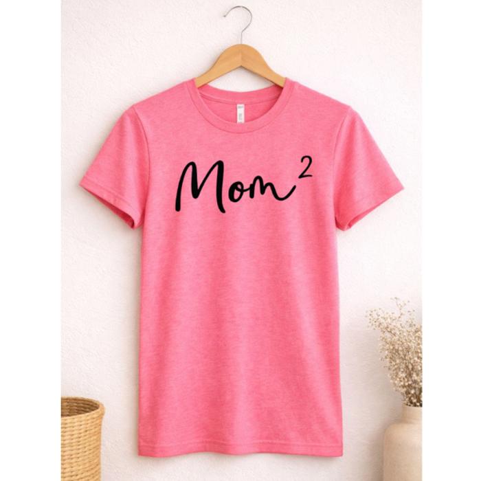 Mom Of 2 Graphic Tee, Mom Tee, Mother's Day Gift