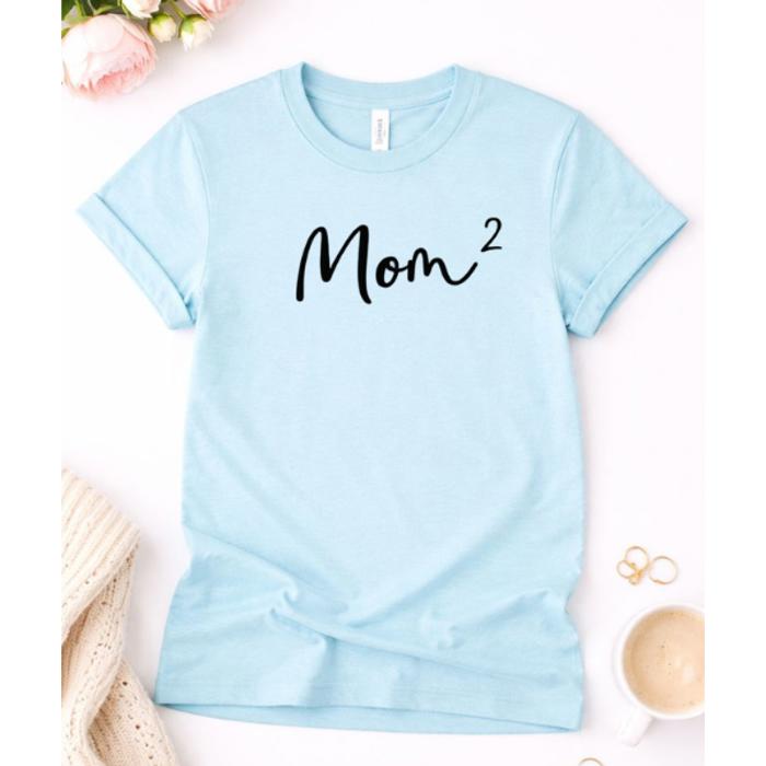 Mom Of 2 Graphic Tee, Mom Tee, Mother's Day Gift