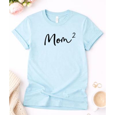 Mom Of 2 Graphic Tee, Mom Tee, Mother's Day Gift