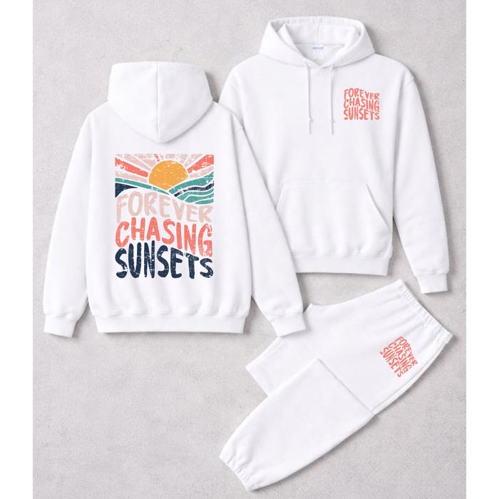 Forever Chasing Sunsets Sweat Set
