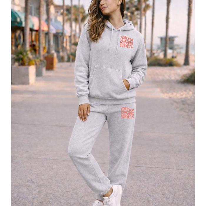 Forever Chasing Sunsets Sweat Set