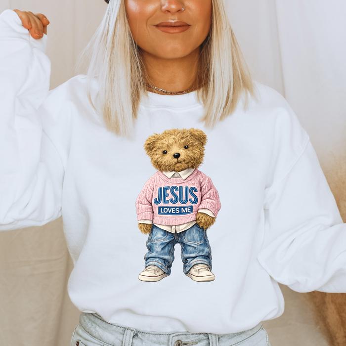 Jesus Loves Me Graphic Sweatshirt