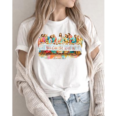 You Can Sit With Us Graphic Tee, Christian Shirt, Bella Canvas Tee