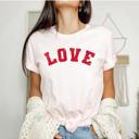  Love Graphic Tee, Valentines Shirt, Bella Canvas Tee