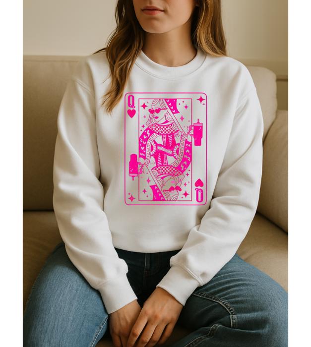 Hip Queen Of Hearts Sweatshirt