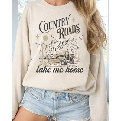 Country Roads Take Me Home Sweatshirt