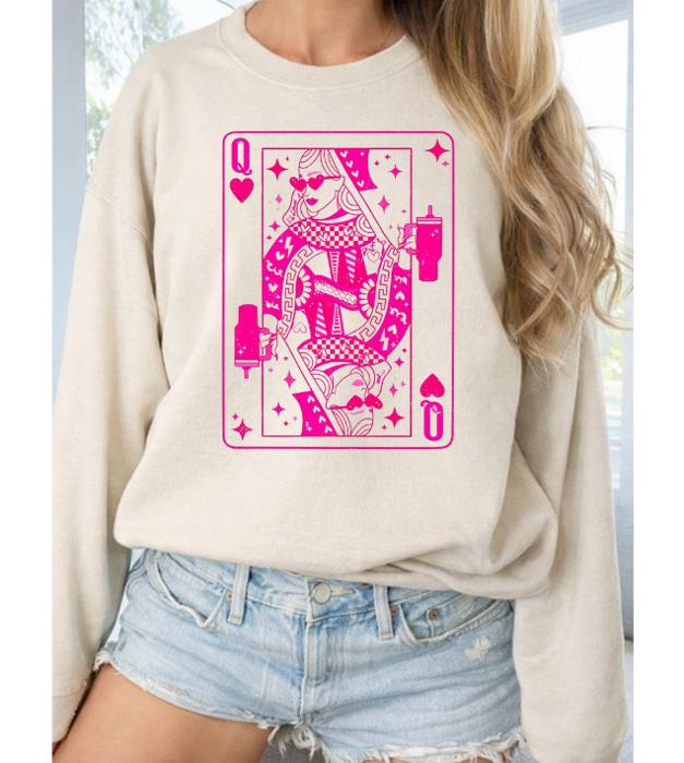 Hip Queen Of Hearts Sweatshirt