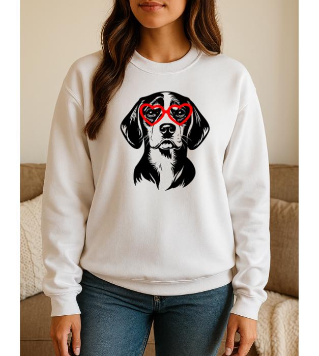 Beagle Love Graphic Sweatshirt