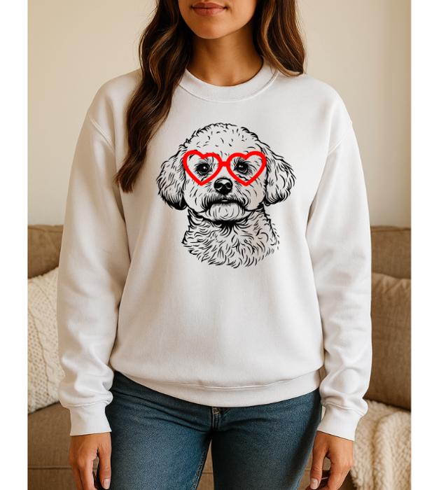 Bichon Love Graphic Sweatshirt