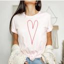  Long Heart Graphic Tee, Valentines Shirt, Bella Canvas Tee