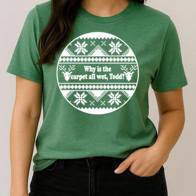 Carpet All Wet, Todd Graphic Tee, Couples Tees, Christmas Shirt
