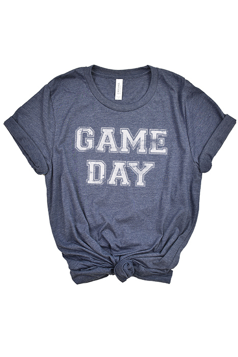 Game Day Varsity Print Graphic Tee, Sports Shirt, Bella Canvas