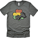  Lucky Clover Graphic Tee, St Patrick's Tee, Bella Canvas Shirt