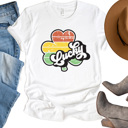  Lucky Clover Graphic Tee, St Patrick's Tee, Bella Canvas Shirt