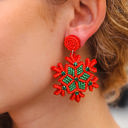  Christmas Earrings! 6 different patterns!