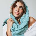 Teal Harmony Wrap Scarf