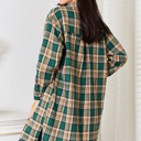  Mandy Plaid Collared Neck Long Sleeve Shirt