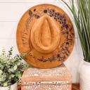  Vegan Suede Hat Blank, Blank Hat for Burning, Hat Pyrography, Burned Hat Blank, Rancher Hat, Fedora Hat, Wide Brim Hat, Hat for Engraving