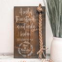  A Cord Of Three Strands Sign, A Cord of 3 Strands, Ecclesiastes 4:9-12, Wedding Ceremony Sign, Unity Ceremony Sign, Rustic Wedding Gift