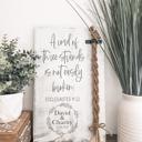  A Cord Of Three Strands Sign, A Cord of 3 Strands, Ecclesiastes 4:9-12, Wedding Ceremony Sign, Unity Ceremony Sign, Rustic Wedding Gift