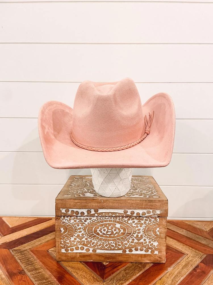 Vegan Suede Cowboy Hat Blank, Blank Hat for Burning, Hat Pyrography, Burned Hat Blank, Rancher Hat, Fedora Hat, Wide Brim Hat, Cowboy Hat