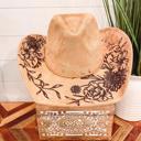  Vegan Suede Cowboy Hat Blank, Blank Hat for Burning, Hat Pyrography, Burned Hat Blank, Rancher Hat, Fedora Hat, Wide Brim Hat, Cowboy Hat