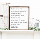  Tennessee Whiskey Farmhouse Sign, Song Lyrics Sign, Chris Stapleton, Housewarming Present, Rustic Chic Decor, Wooden Quote Sign