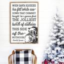  Christmas Vacation Sign, Christmas Sign, Funny Christmas decor, Home of the Jolliest Bunch of Assholes Sign