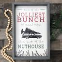  Home of the Jolliest Bunch of Assholes this Side of the Nuthouse wood framed sign, Christmas Vacation Sign, Christmas Sign, Christmas decor