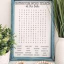  Lake Bathroom Word Search Wooden Sign, Bathroom Decor, Lake Wooden Sign, Funny Bathroom Signs, Cabin Sign, Housewarming Present