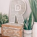  Rattan Letter, Rattan Initial, Rattan Nursery Decor, Boho Decor, Cane Letter, Cane Initial, Cane Weave Letter, Boho Wedding Decor, Wicker