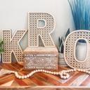  Rattan Letter, Rattan Initial, Rattan Nursery Decor, Boho Decor, Cane Letter, Cane Initial, Cane Weave Letter, Boho Wedding Decor, Wicker