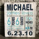  Baby Stats Wood Sign, Birth Announcement Sign, Baby Wooden Sign, Birth Sign, Baby Birth Wooden Sign, Baby Gift, Baptism Gift,