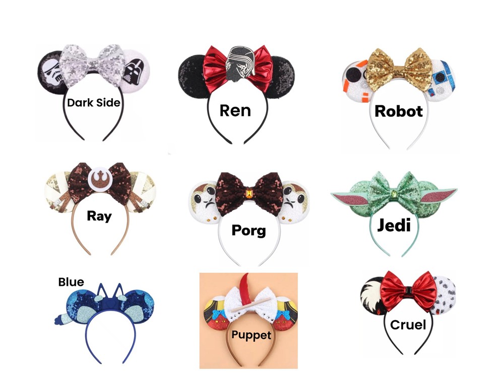 Character Ears Headband Mouse Ears Dress Up Character Ears