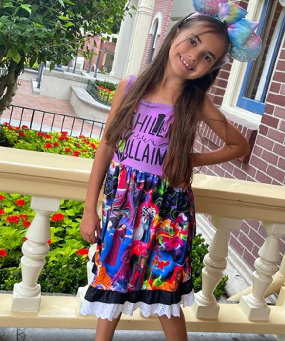 Theme Park Dress | Halloween Dress | Villain Dress | Character Dress | Graphic Dress