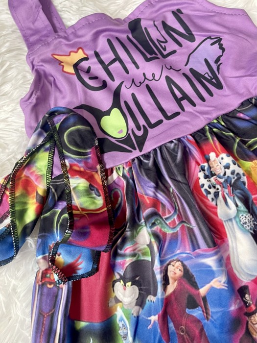 Theme Park Dress | Halloween Dress | Villain Dress | Character Dress | Graphic Dress