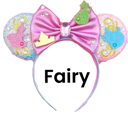 Fairy Character Ears Headband Mouse Ears Dress Up Character Ears