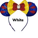 White Character Ears Headband Mouse Ears Dress Up Character Ears