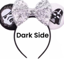 Dark Side Character Ears Headband Mouse Ears Dress Up Character Ears