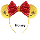 Honey Character Ears Headband Mouse Ears Dress Up Character Ears