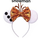 Snowman Character Ears Headband Mouse Ears Dress Up Character Ears