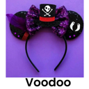 Voodoo Character Ears Headband Mouse Ears Dress Up Character Ears