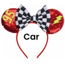 Car Character Ears Headband Mouse Ears Dress Up Character Ears