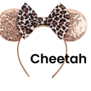 Cheetah Character Ears Headband Mouse Ears Dress Up Character Ears